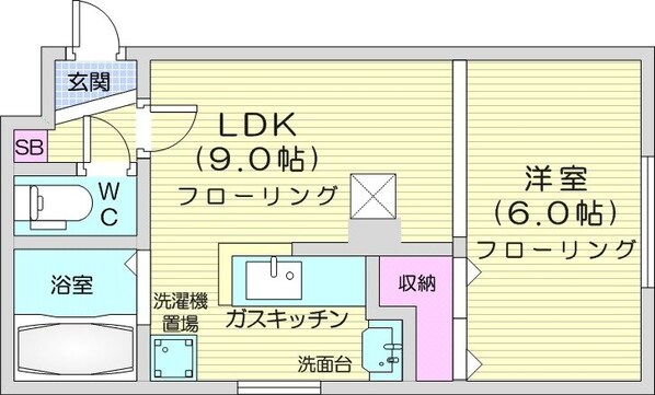 環状通東駅 徒歩12分 3階の物件間取画像